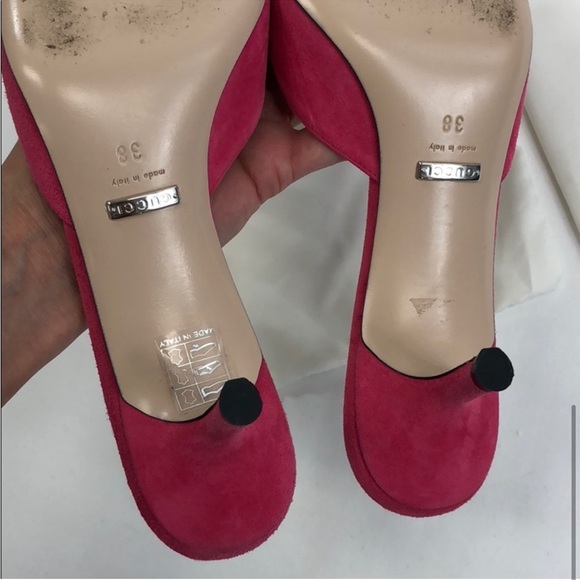 Gucci Dionysus Suede Kitten Mule Pumps - Picture 7 of 8